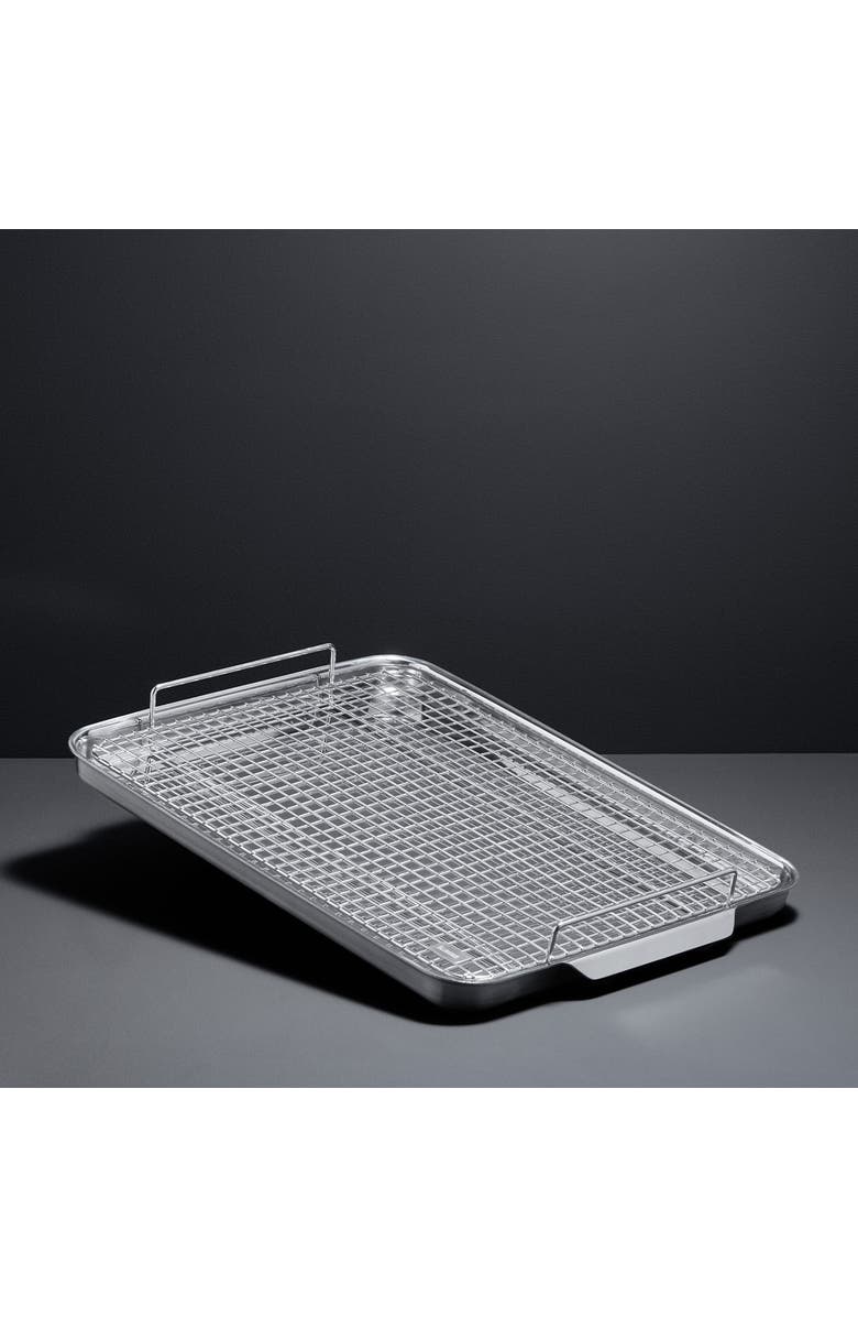KANA Stainless Steel Half Sheet Pan - Oven & BBQ - With rack, Alternate, color, Stainless Steel