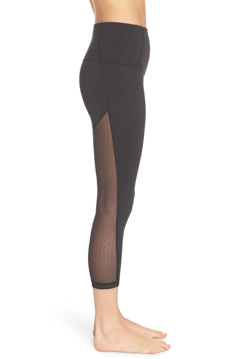 So Stunning Crop Leggings, Alternate, color, BLACK