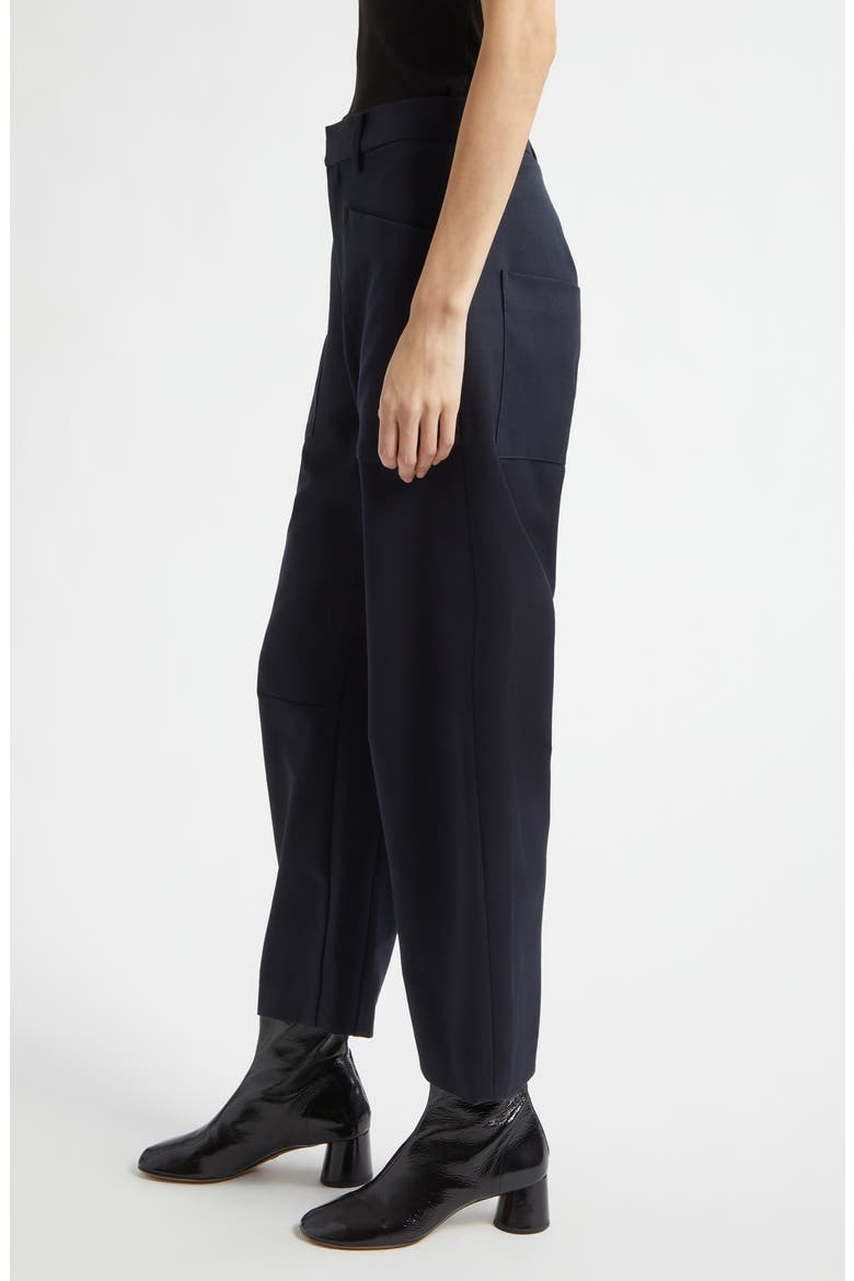 Shon Virgin Wool Crop Pants, Alternate, color, MIDNIGHT