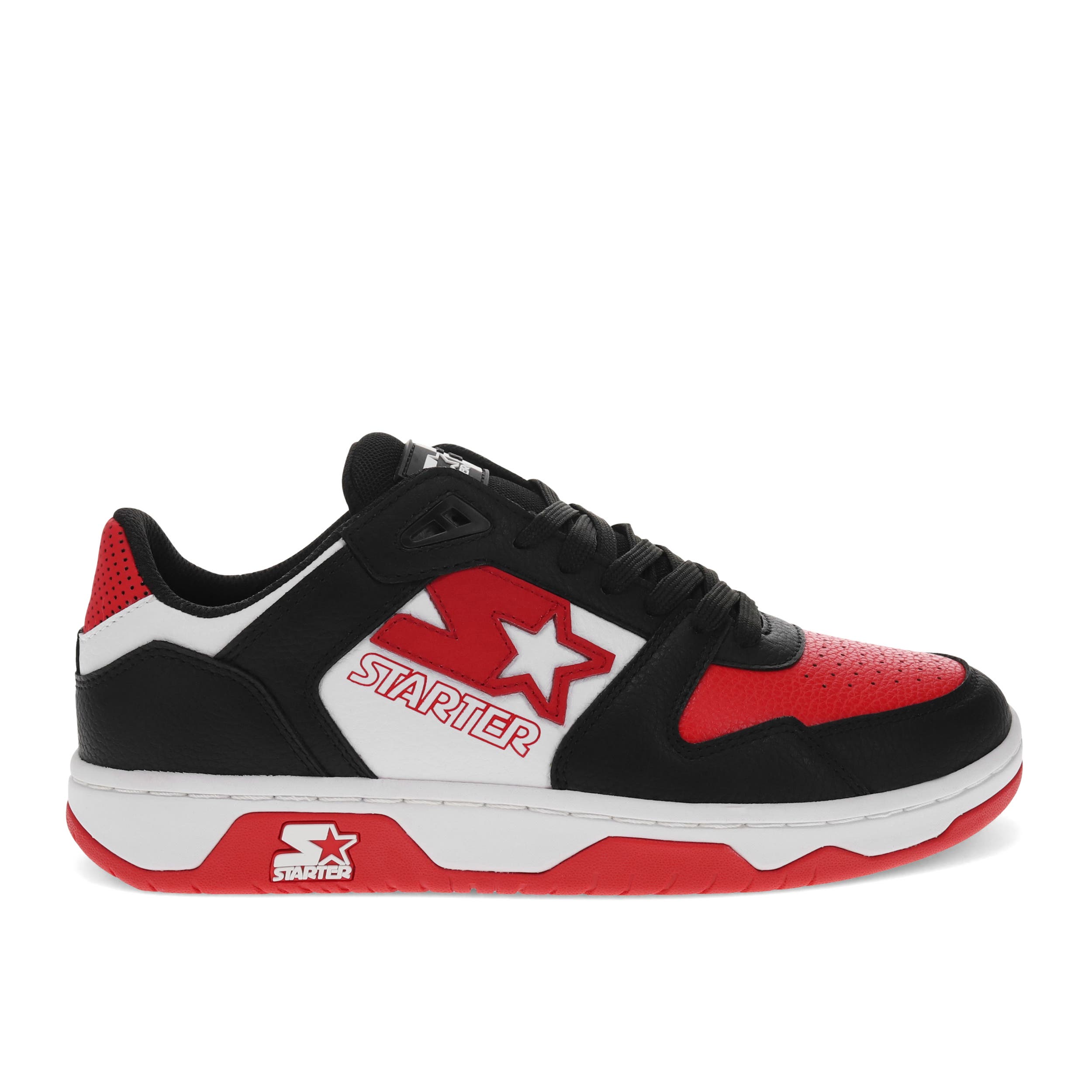 STARTER Breakaway 88 Low Sneakers, Alternate, color, Black/White/Red