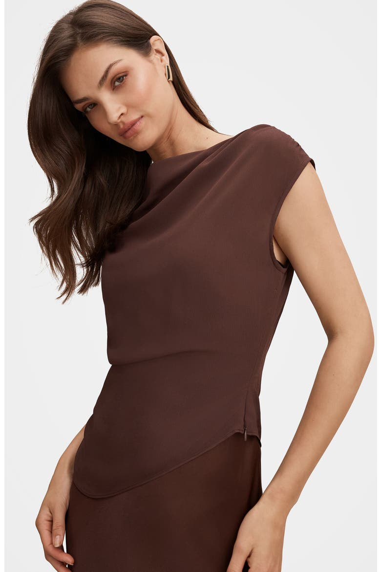 Aurora 2-Piece Maxi Dress, Alternate, color, CHOCOLATE