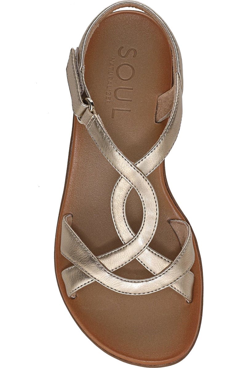 SOUL NATURALIZER Solo Sandal, Alternate, color, Gold Metallic Faux Leather