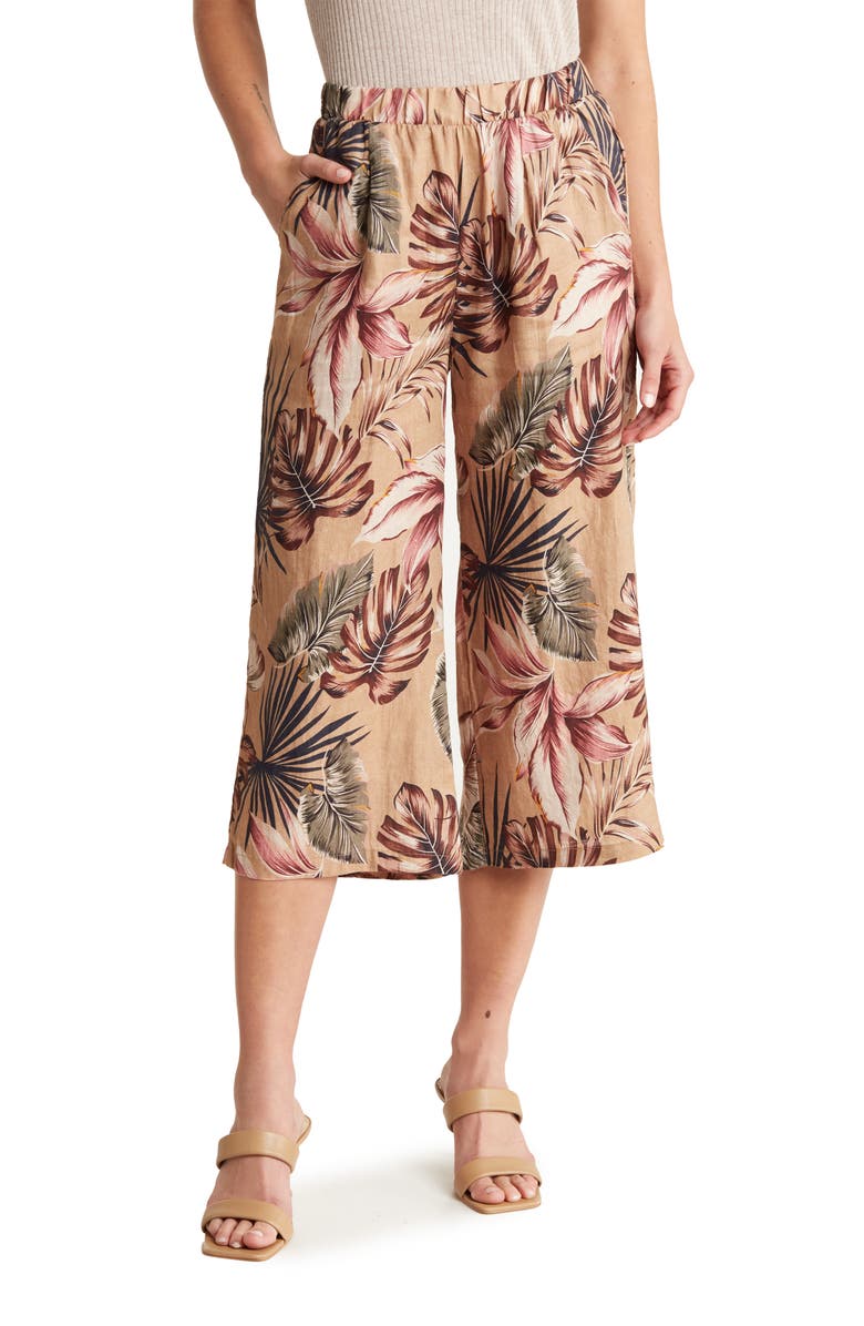 T Tahari Tropical Pull-On Pants, Main, color, 