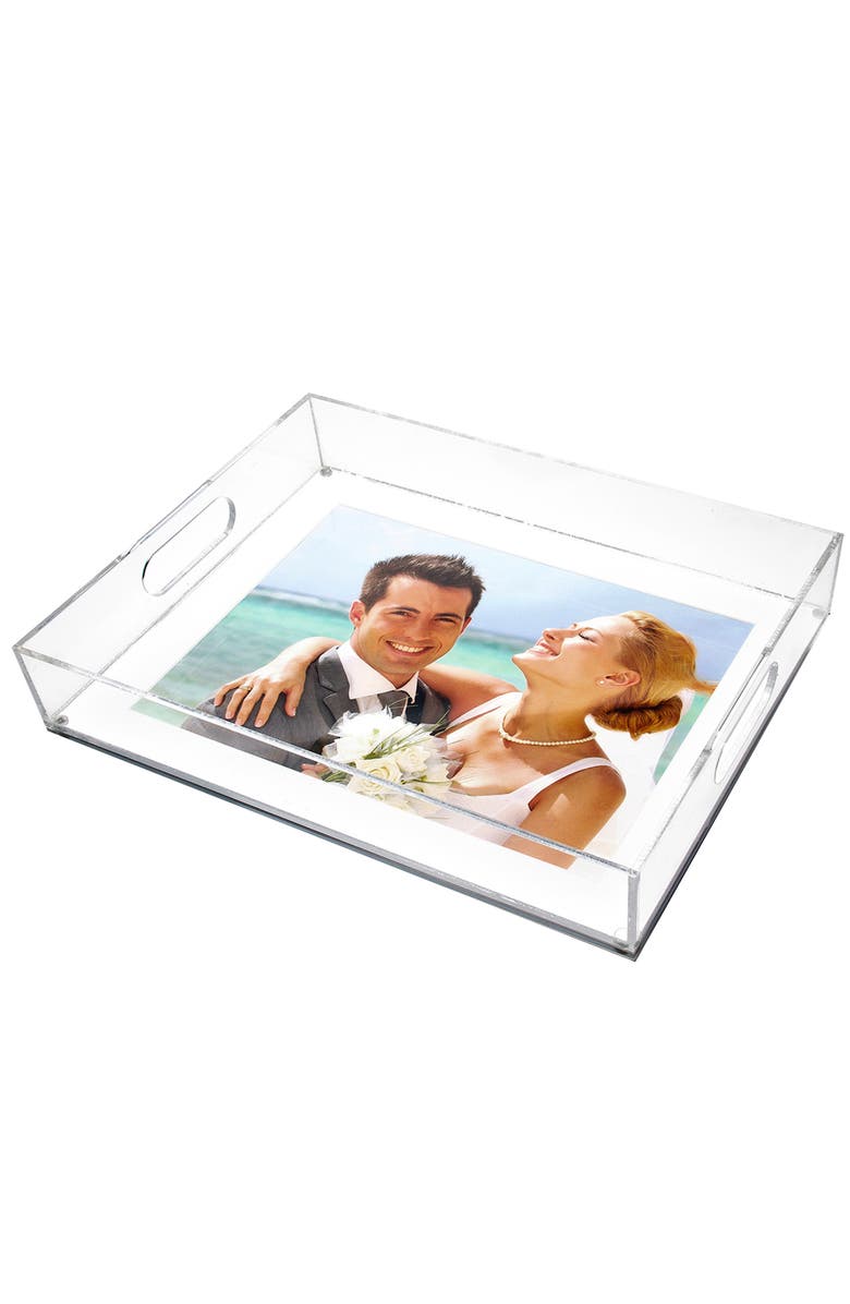 Tara Wilson Designs Medium Photo Tray, Alternate, color, Clear