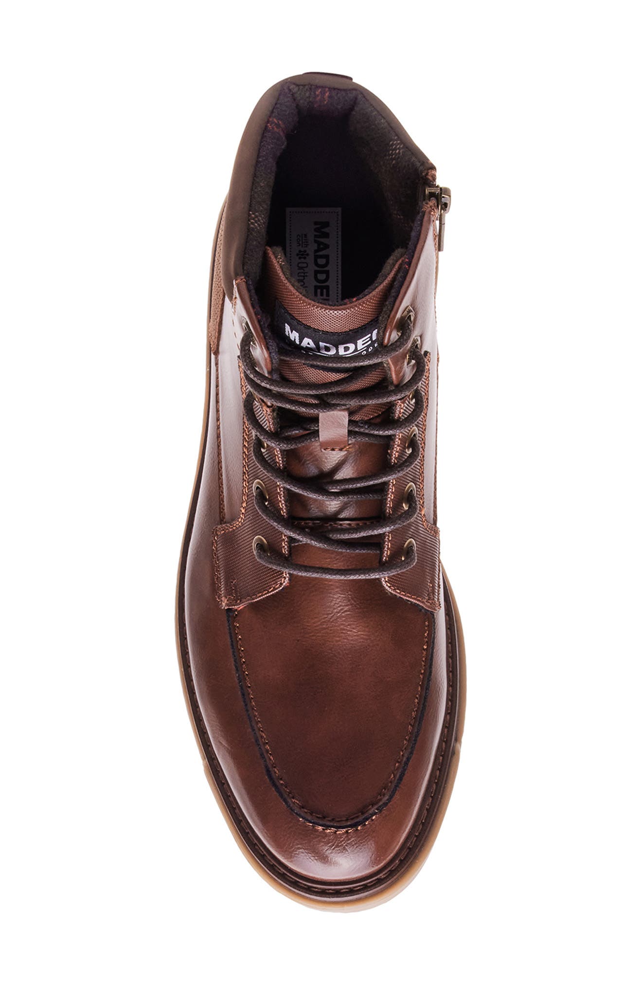 MADDEN Lennie Lug Sole Boot, Alternate, color, Cognac