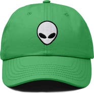 Dalix Alien Embroidered Classic Dad Cap
