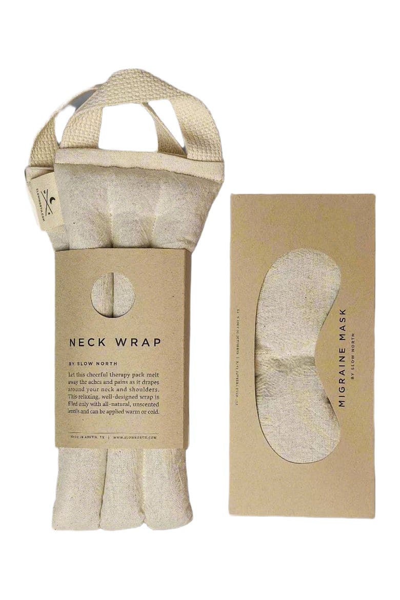 Eye Mask + Neck Wrap Bundle - Natural, Alternate, color, No Color