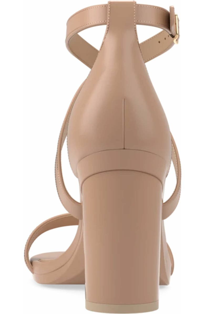 Pashion Footwear The Sandal 4" Block Heel, Alternate, color, Latte Leather