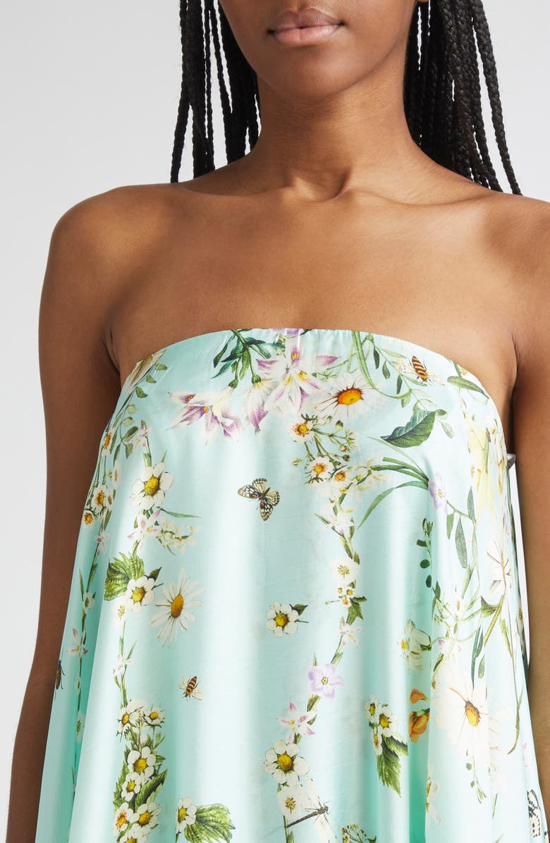 Camilla Floral Freefall Convertible Silk Maxi Dress, Alternate, color, Floral Freefall