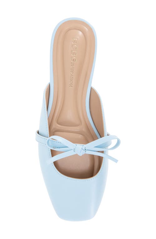 Bcbgeneration Hildana Bow Mule In Bluebell