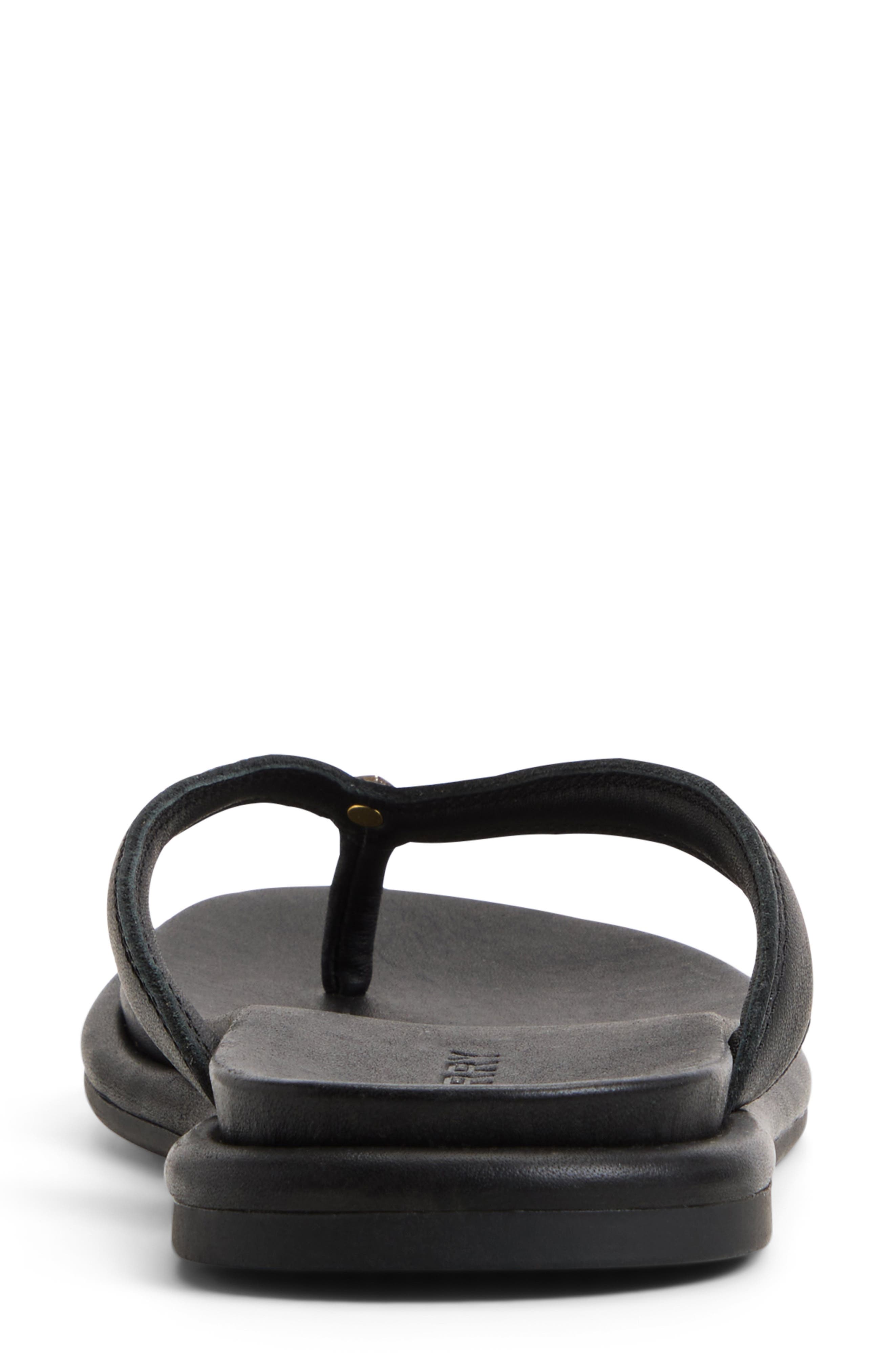 Sperry Isla Flip Flop, Alternate, color, Smooth Black