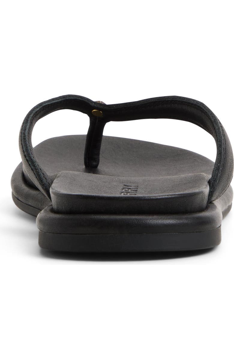 Sperry Isla Flip Flop, Alternate, color, Smooth Black