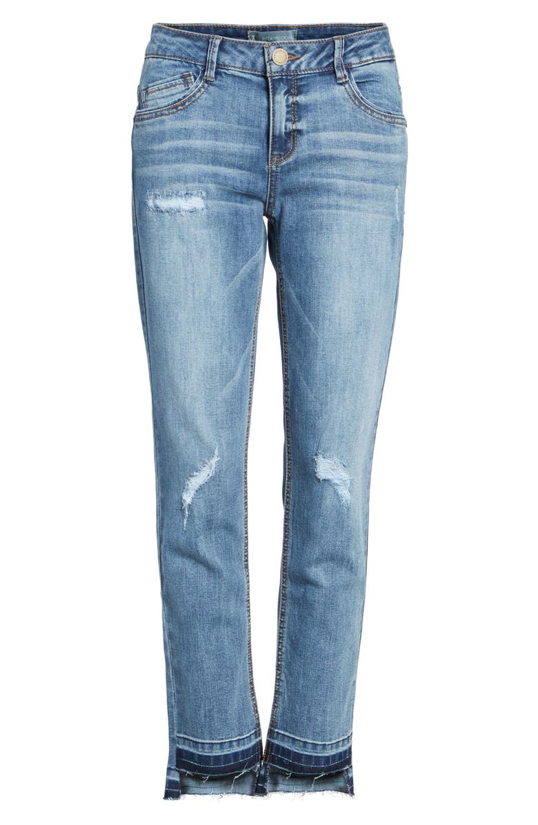 Wit & Wisdom Slim Straight Leg Ankle Jeans, Alternate, color,
