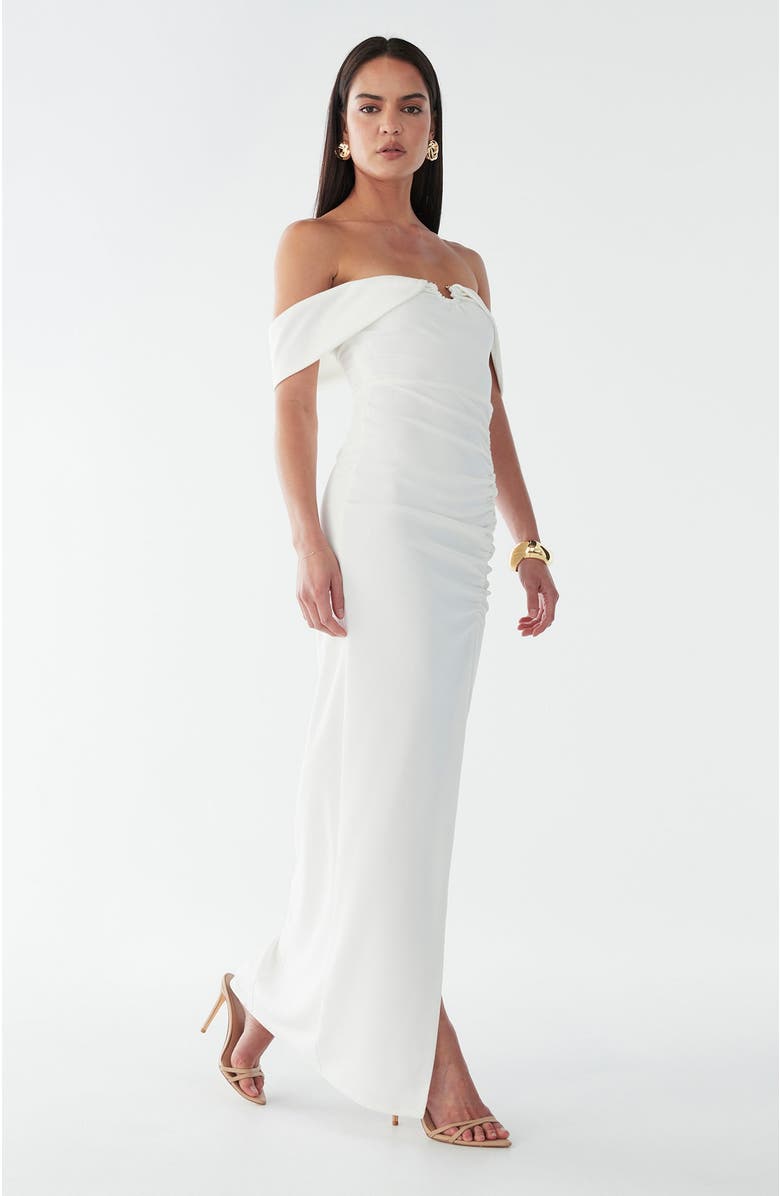 BWLDR Serena Maxi Dress, Alternate, color, White