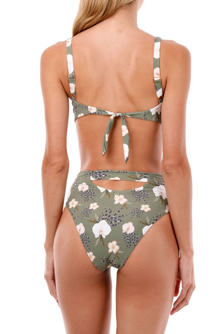 Safari Mai Moon Bay High Waist Bikini Bottoms, Alternate, color, SAFARI MAI