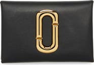 Marc Jacobs Scene Snap Leather Card Holder