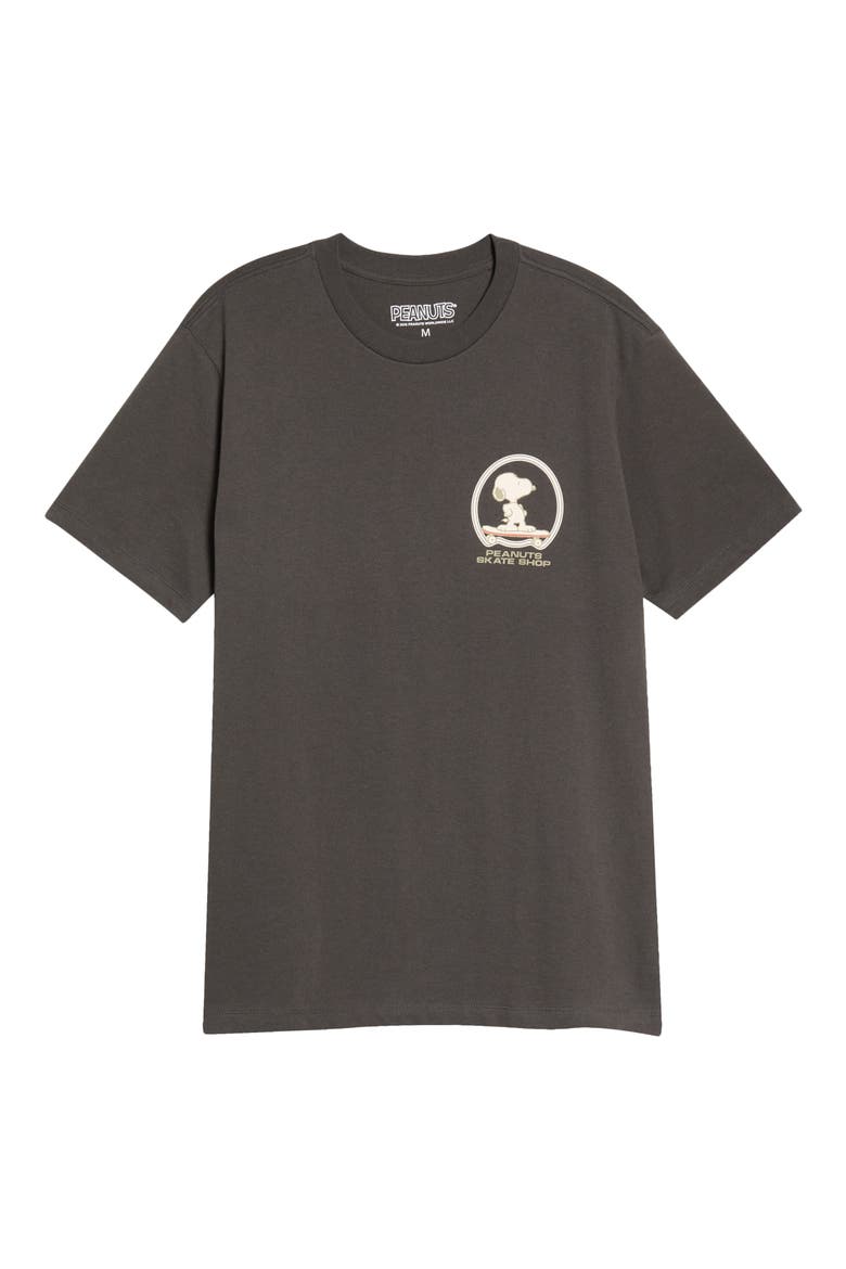 Peanuts Skate Club Graphic T-Shirt, Main, color, PIRATE BLACK