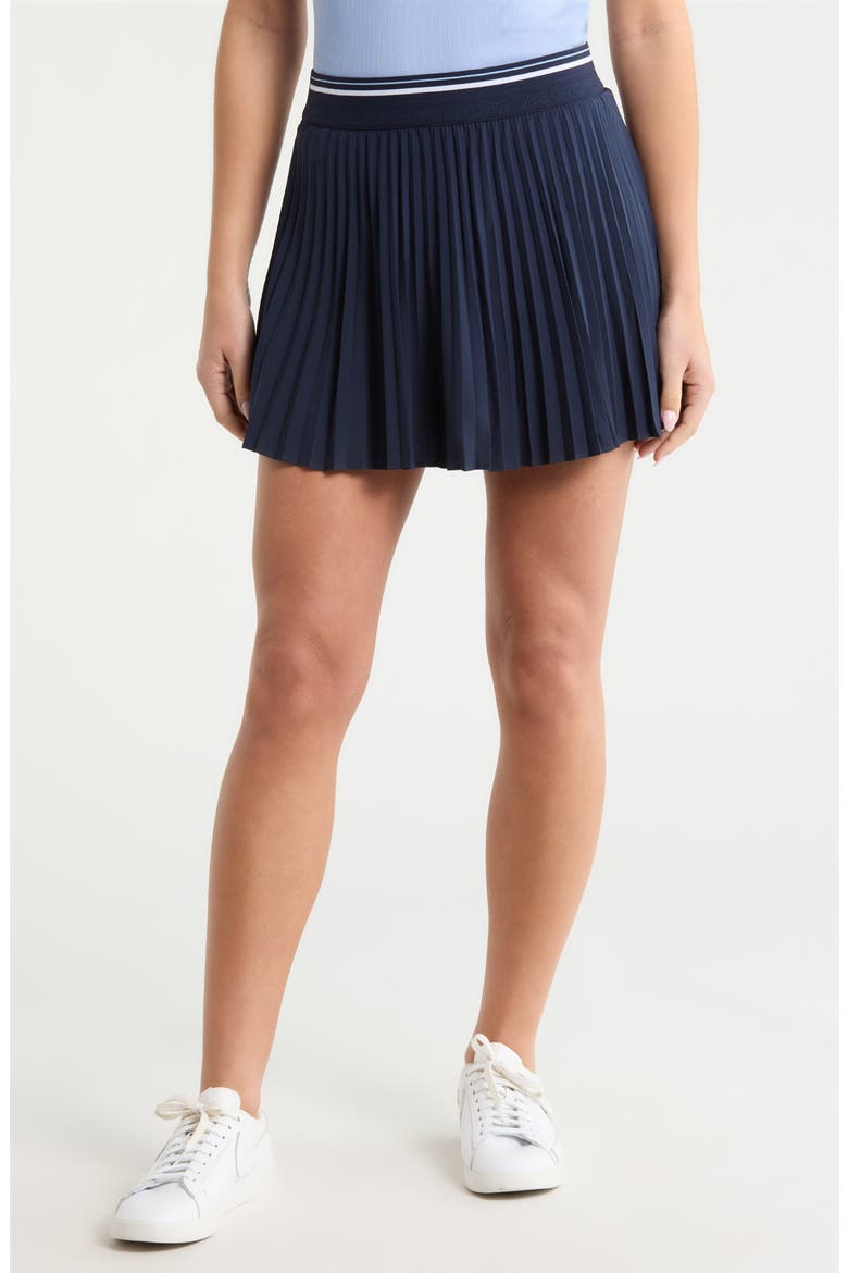 Micropleat High Rise Stretch Woven Golf Skort, Alternate, color, TWILIGHT