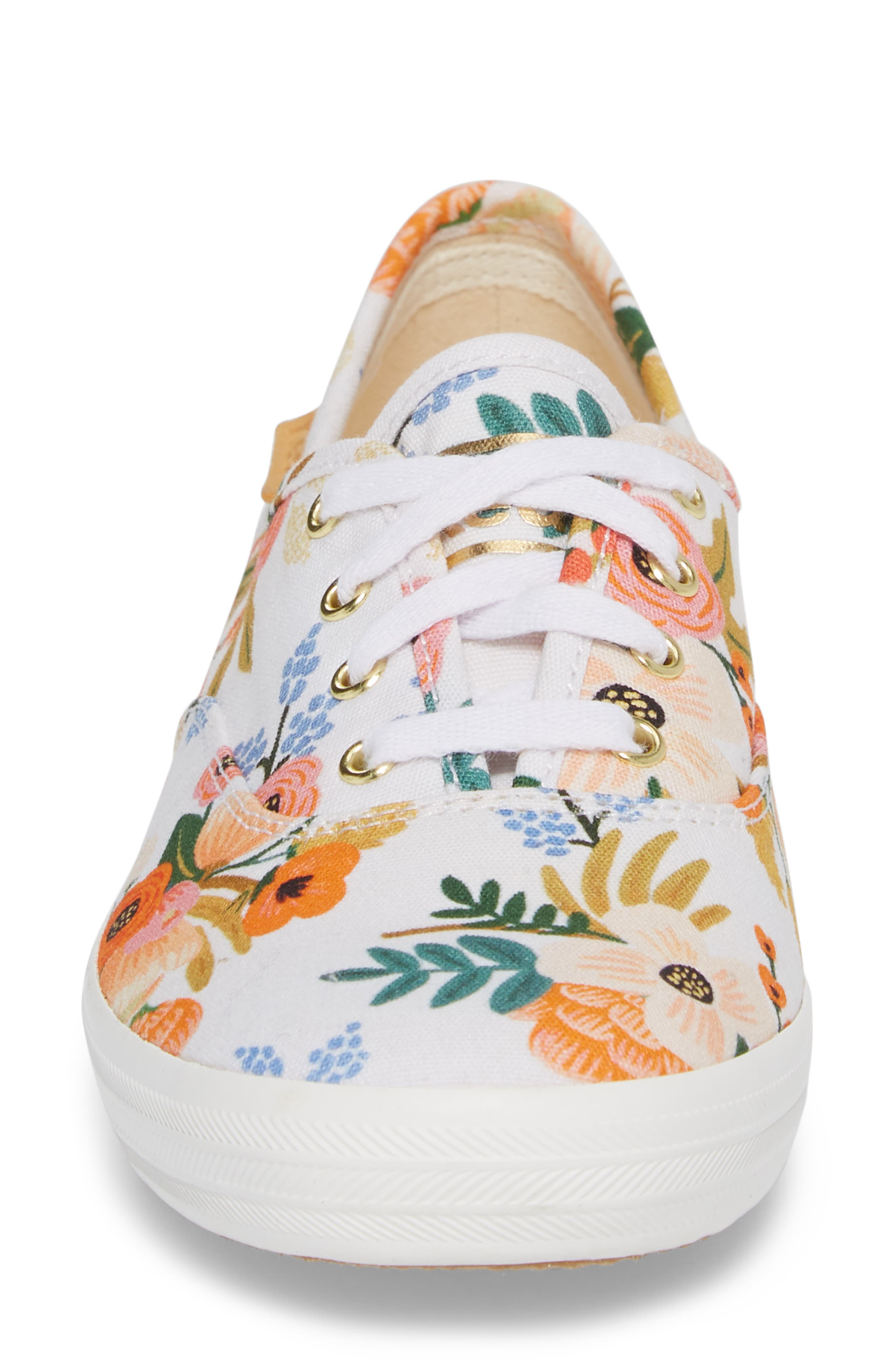 Keds<sup>®</sup> x Rifle Paper Co. Champion Floral Print Sneaker, Alternate, color, 