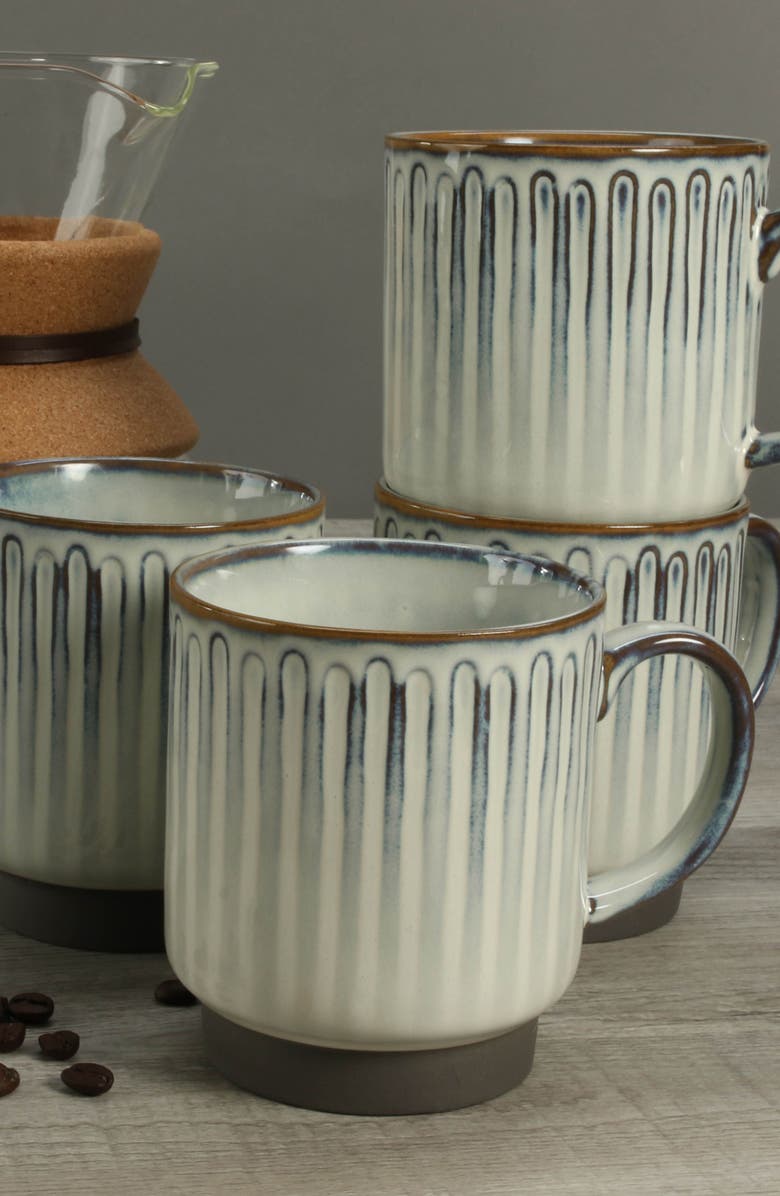 BIA Cordon Bleu Set of 4 Colonnade Mug, Alternate, color, Cream