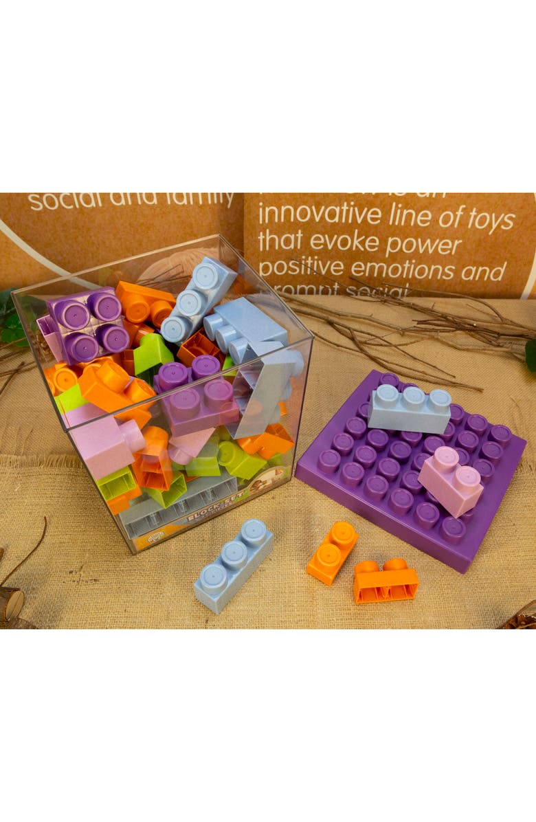 Roo Crew Block Set 75 Pieces Building Activity Set, Alternate, color, Multicolored