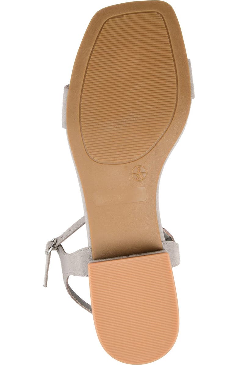 Journee Collection JOURNEE Beyla Open Toe Sandal, Alternate, color, Grey