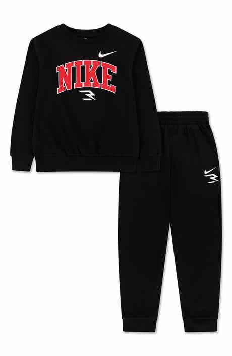 3 Brand Kids' Logo Fleece Sweatshirt & Joggers Set