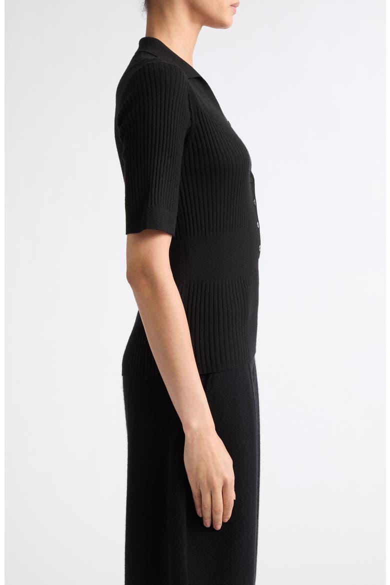 Malie Cashmere Pullover Sweater, Alternate, color, BLACK