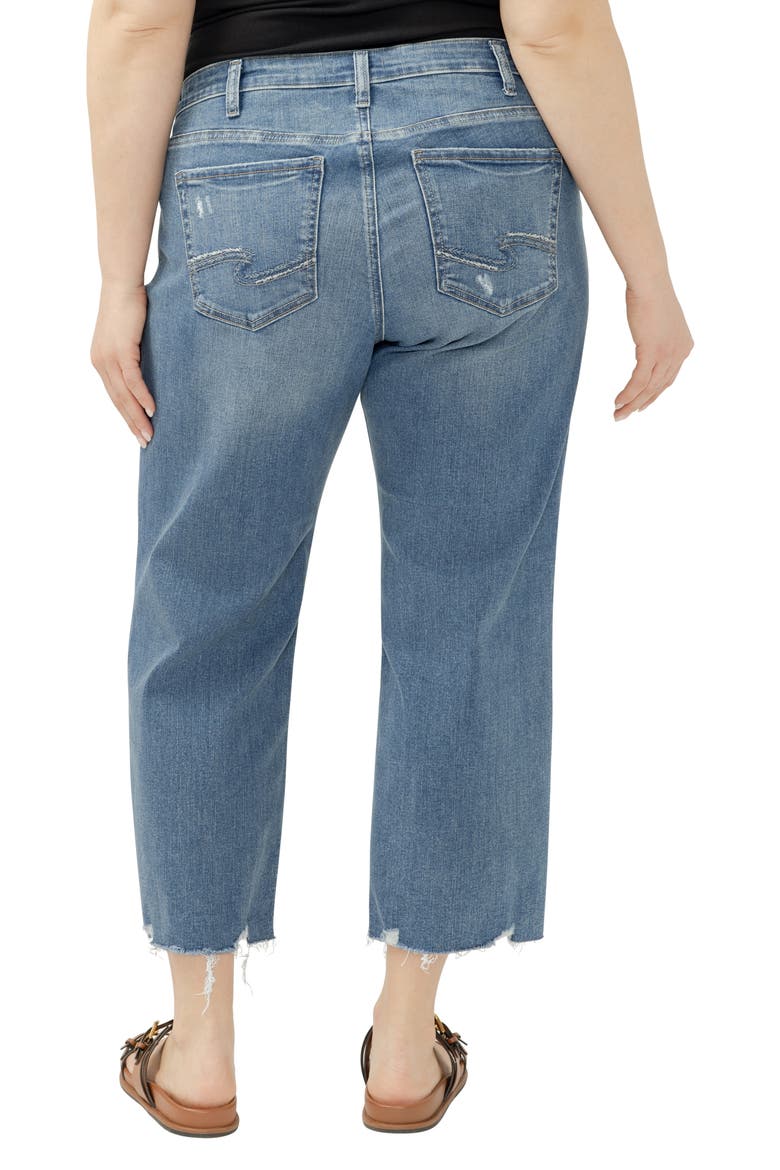 Chelsea Frayed Boyfriend Jeans, Alternate, color, KICKIN IT