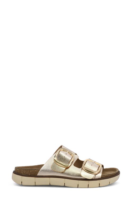 Mia Amore Mylaa Slide Sandal In Gold