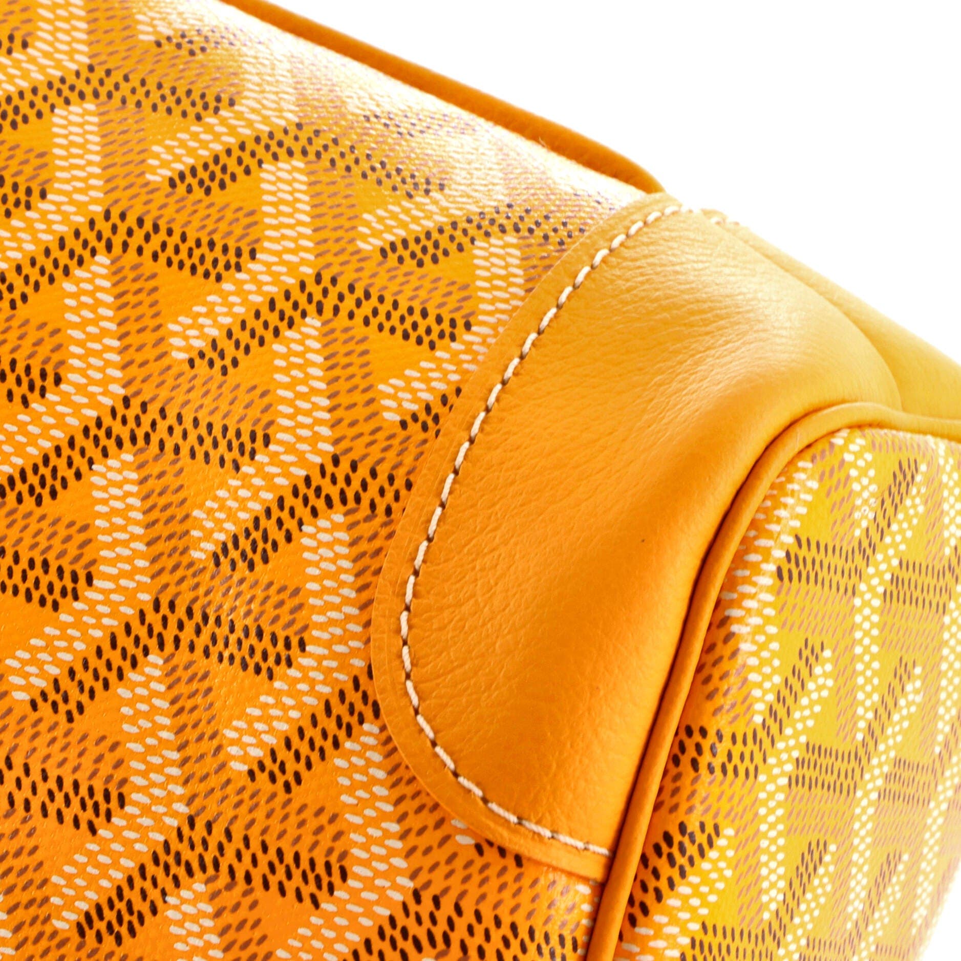 Pre-Owned Goyard Beluga Bag Coated Canvas Mini, Alternate, color, Yellow