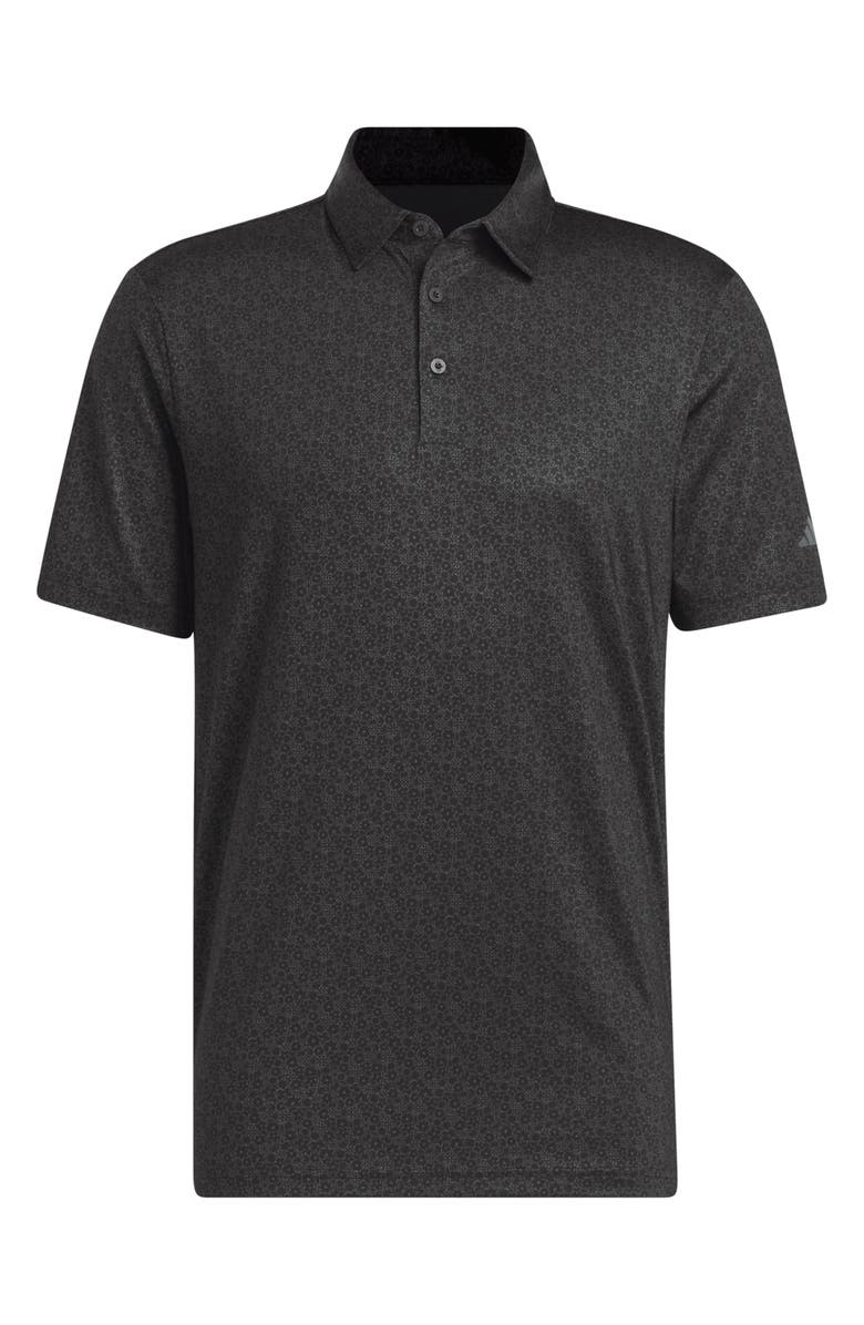 adidas Golf Allover Print Golf Polo, Alternate, color, 