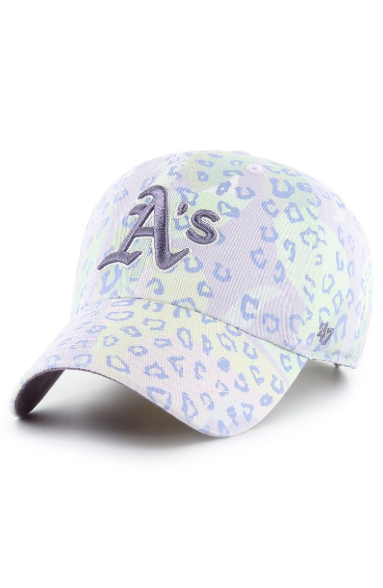 '47 Women's '47 Purple Oakland Athletics Cosmic Clean Up Adjustable Hat, Main, color, Purple