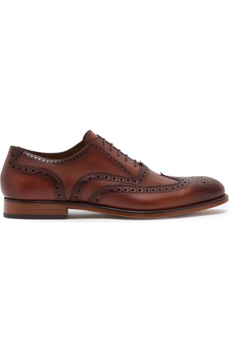 ANTONIO MAURIZI Classic Leather Wingtip Oxford, Alternate, color,