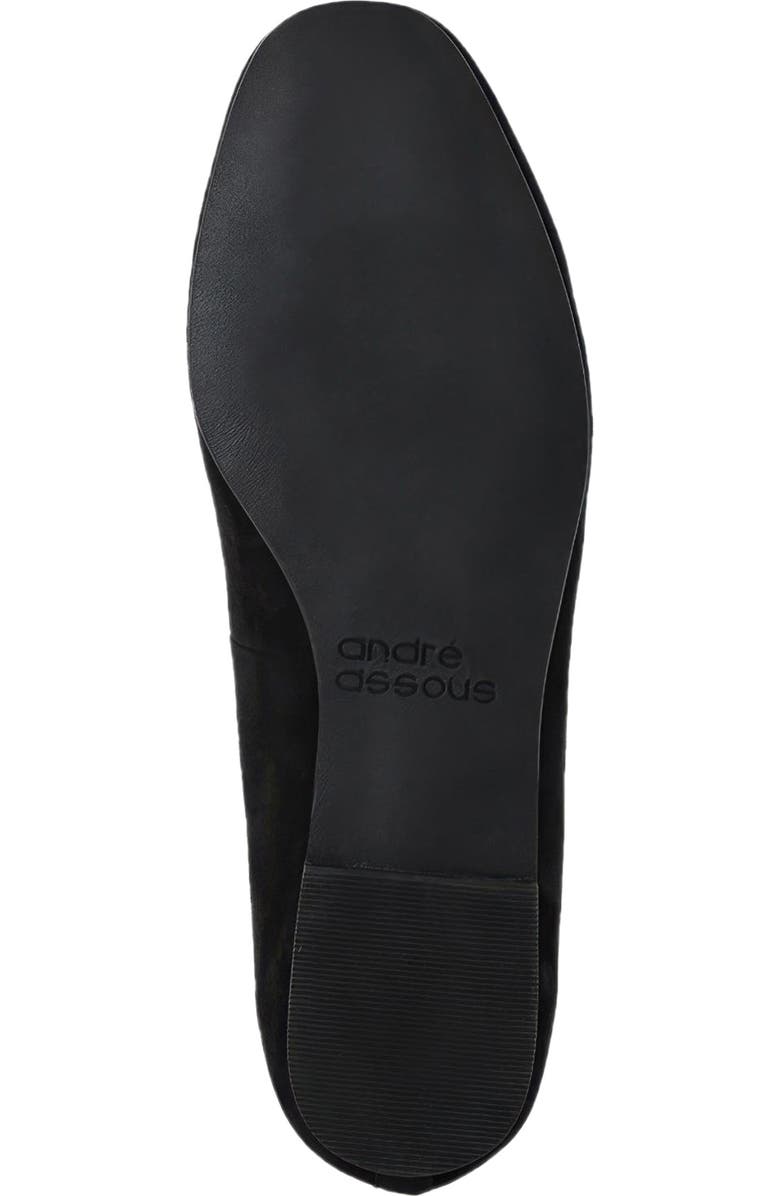 André Assous Sara Loafer, Alternate, color, Black Suede