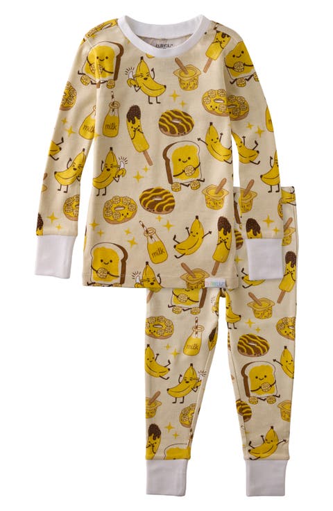 Kids' Zen Print Fitted Organic Cotton Two-Piece Pajamas (Toddler)