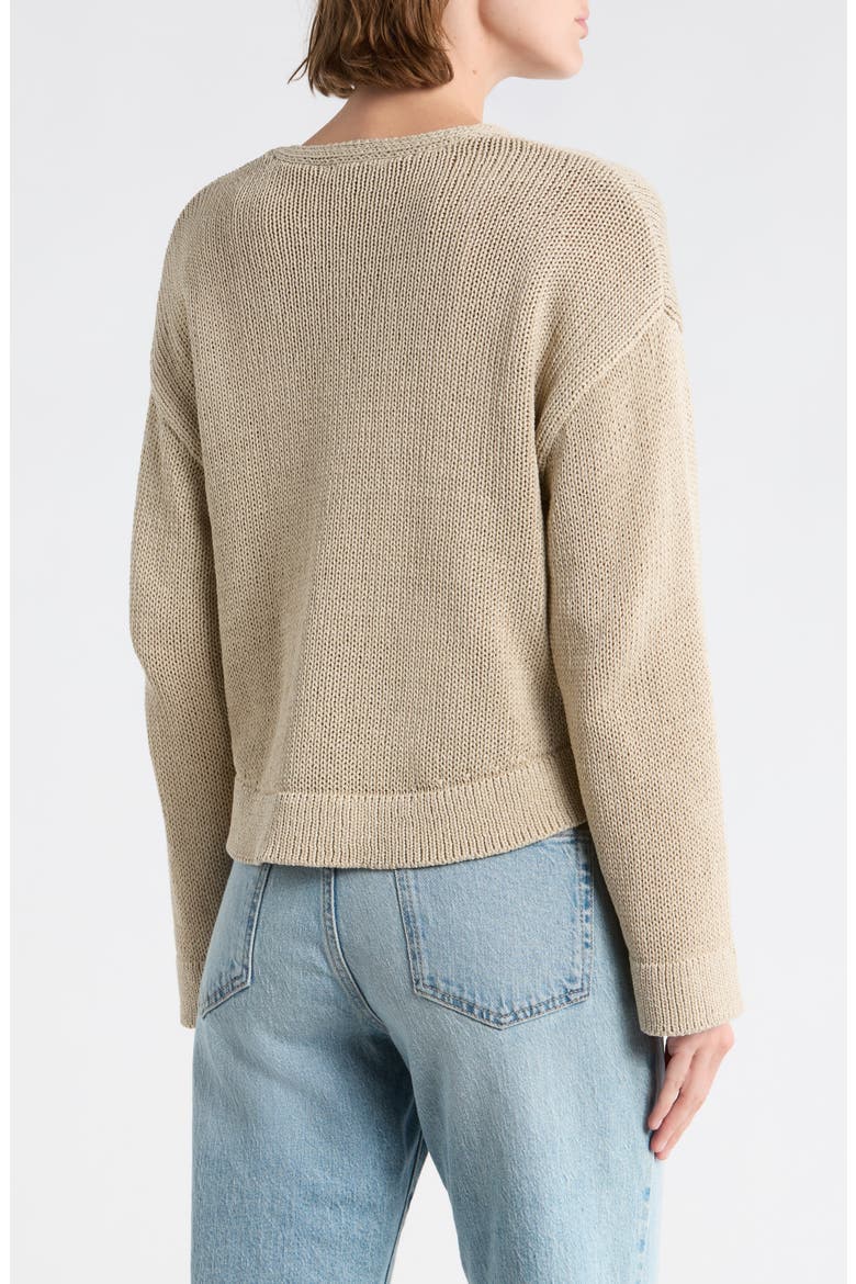 Front Tie Cardigan, Alternate, color, BIRCH