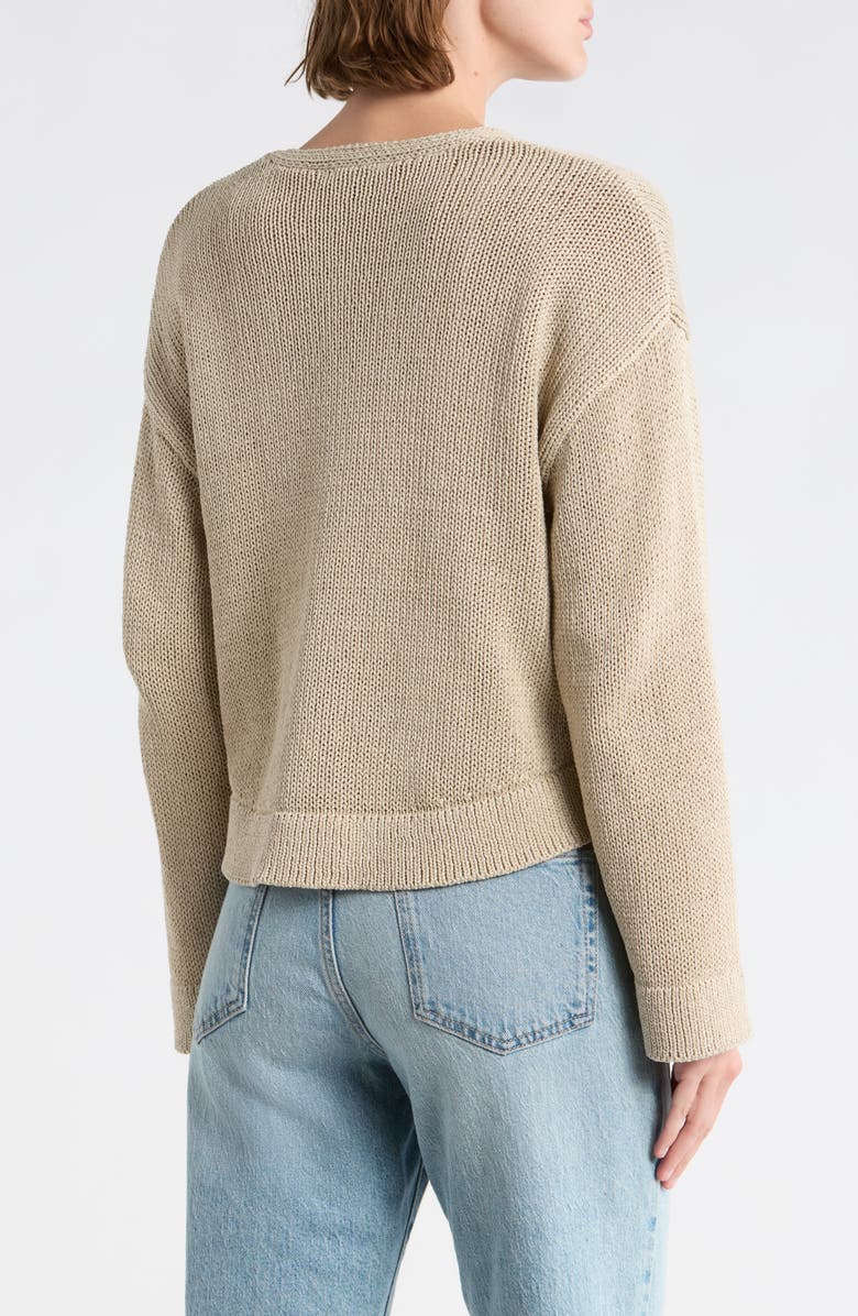 1.STATE Front Tie Cardigan, Alternate, color, Birch