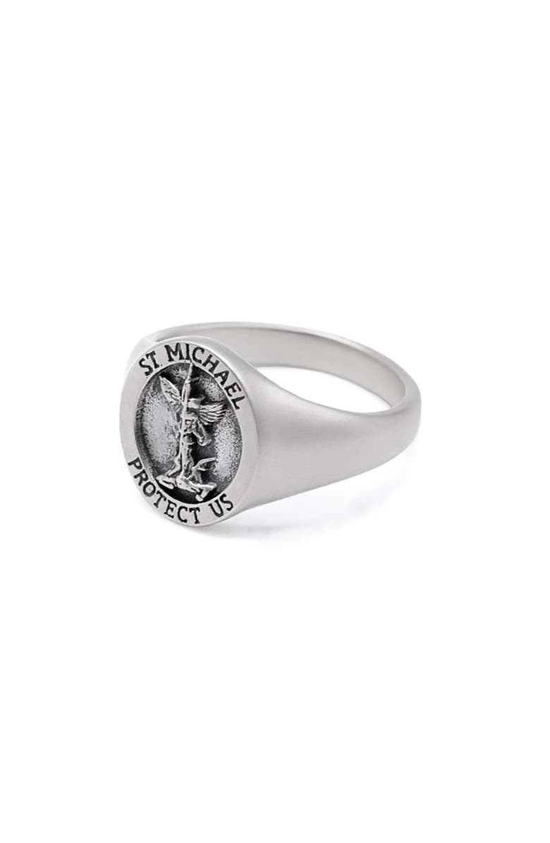 Serge DeNimes Silver Archangel Ring, Alternate, color,