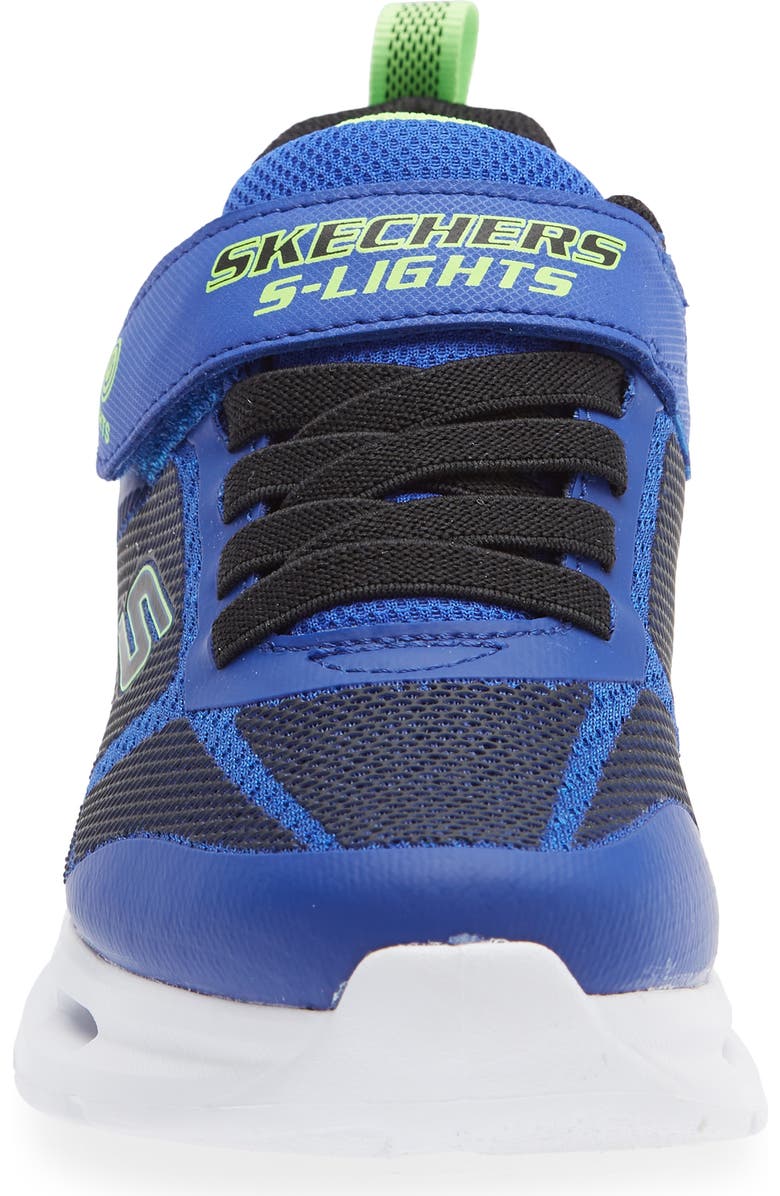 SKECHERS Kids' S-Lights<sup>®</sup> Glide-Step<sup>®</sup> Lights Sneaker, Alternate, color, Black/Blue