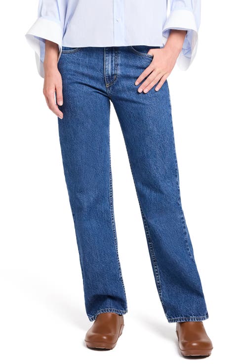 Kent High Waist Straight Leg Jeans (Paris)