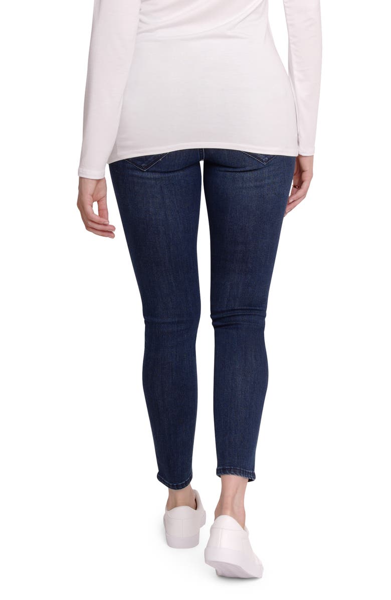 Ingrid & Isabel<sup>®</sup> Crossover Panel Maternity Skinny Jeans, Alternate, color,