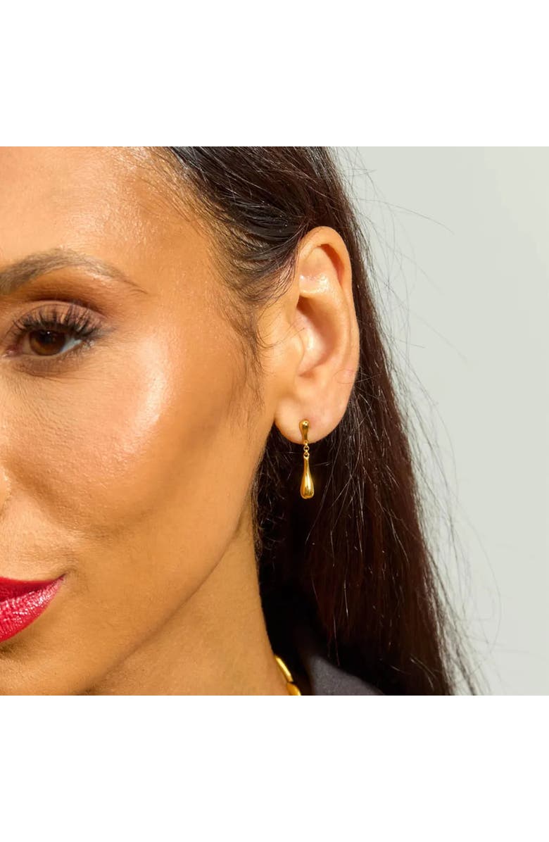 Lucy Quartermaine Falling Drop Earrings, Alternate, color, Gold Vermeil