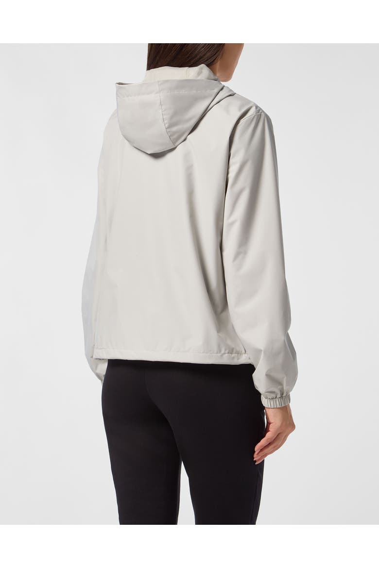 Hooded Lightweight Running Jacket Ls Women, Alternate, color, lightgrey