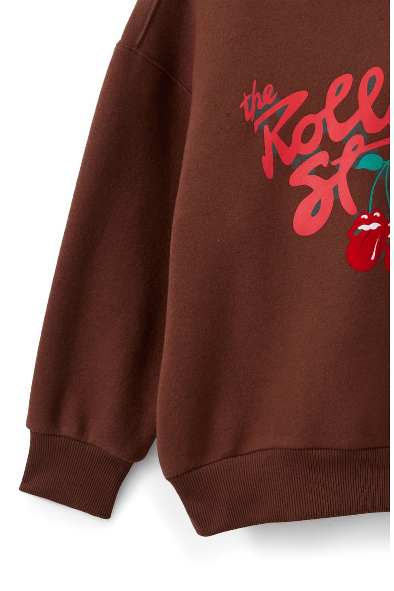 Kid's License Sammy Oversized Hoodie, Alternate, color, Rocky Road Rolling Stones