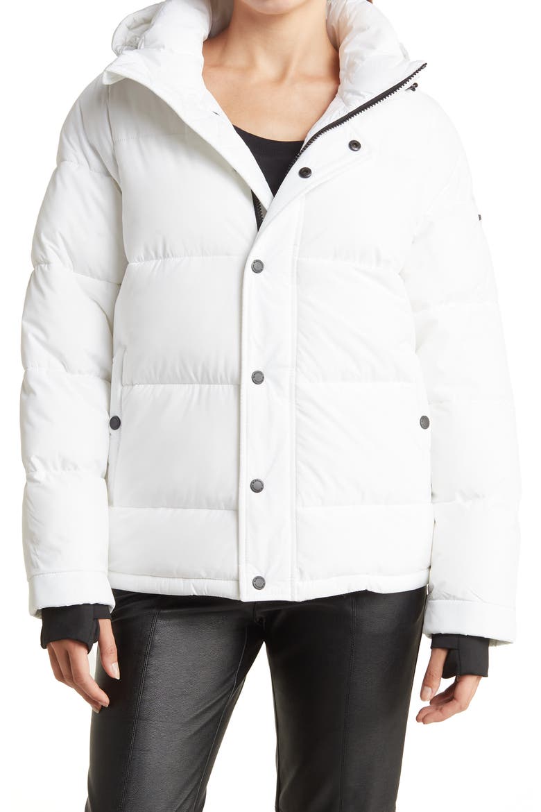 Short Puffer Jacket, Main, color, SNOWBALL