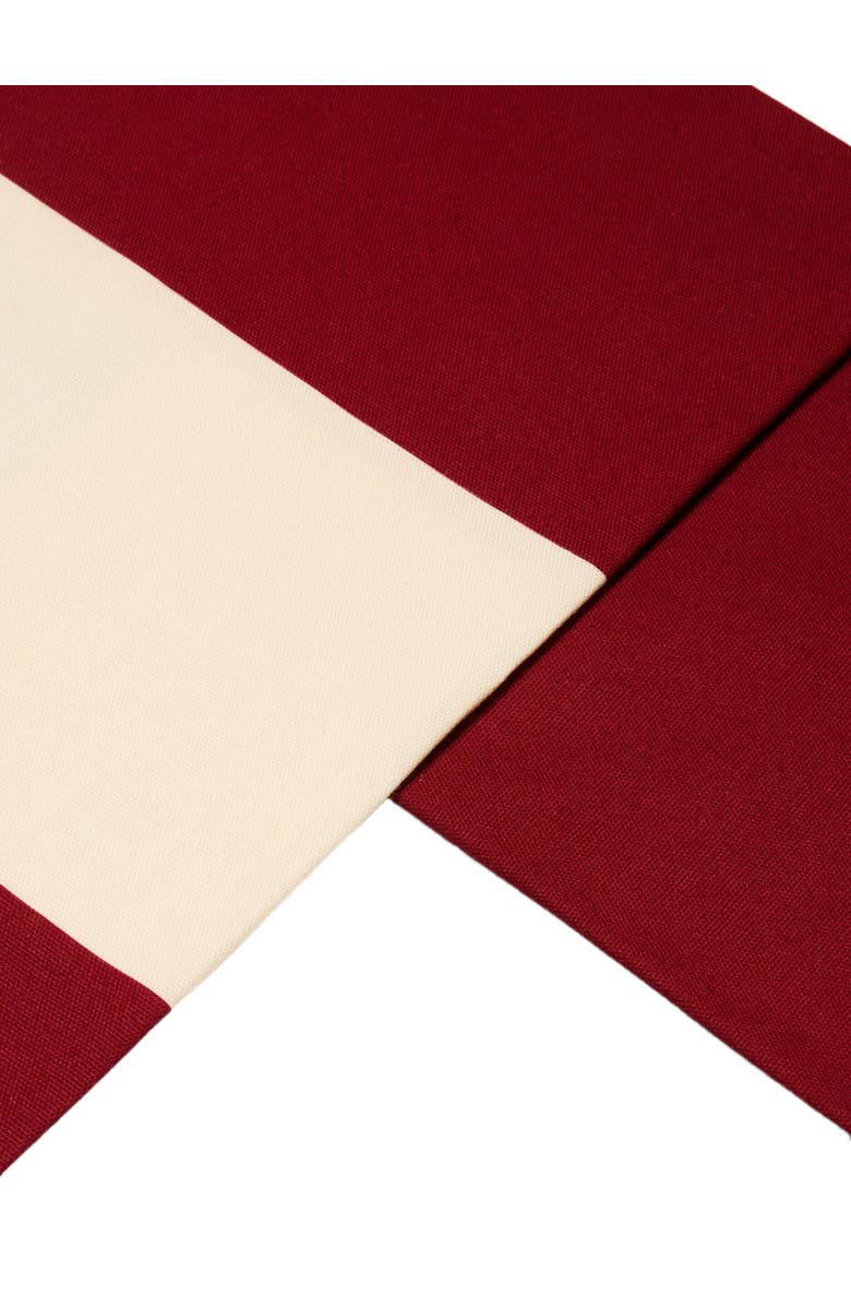 La DoubleJ Large Tablecloth (66.9"x137.8") Contrada Bordeaux, Alternate, color, 