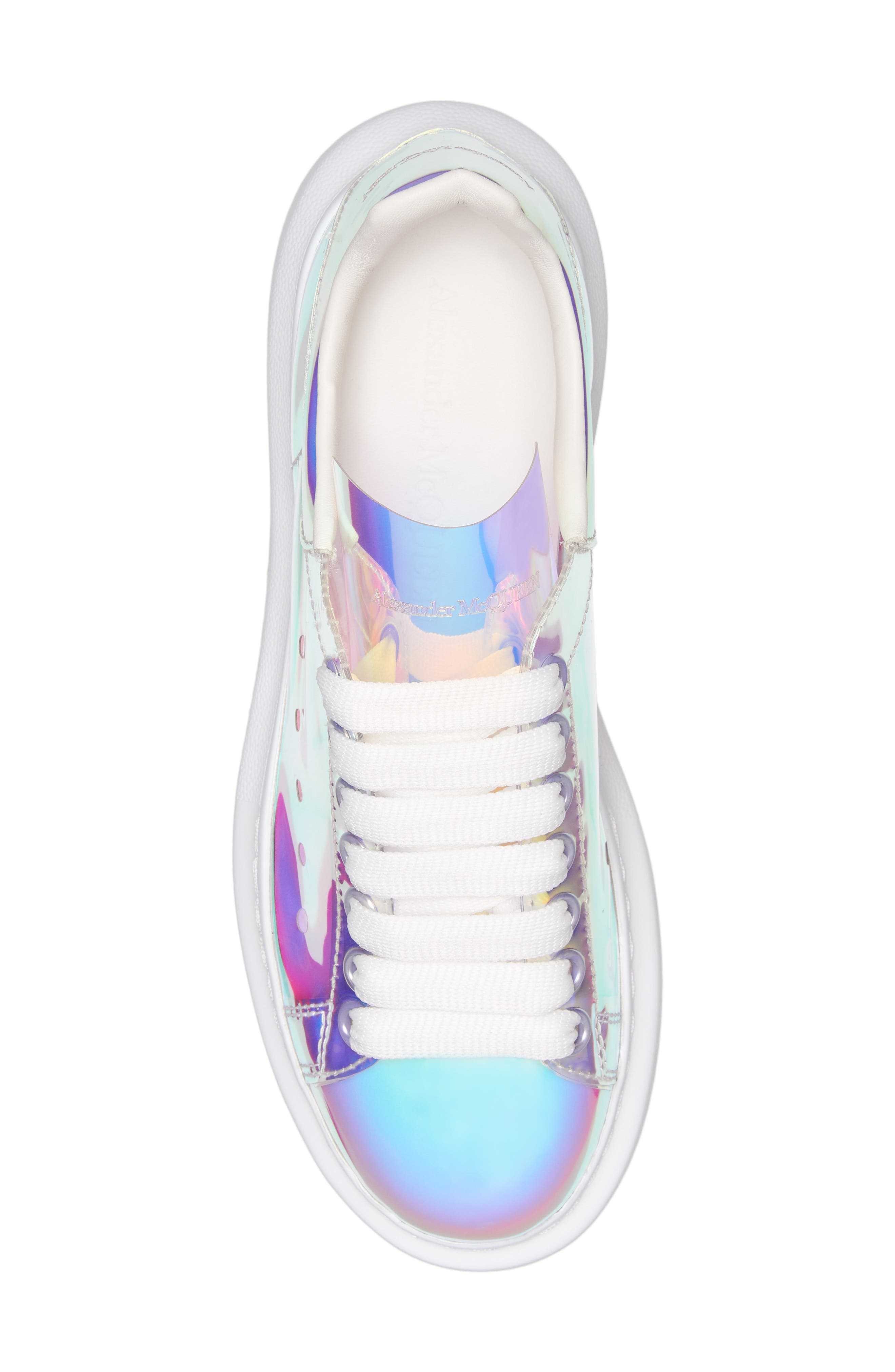 Alexander McQueen Platform Sneaker, Alternate, color, 8446 MULTI/ WHITE