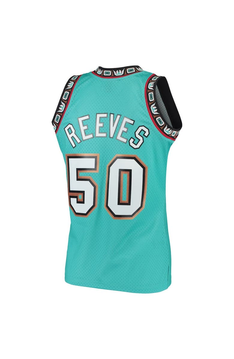 Mitchell & Ness Men's Mitchell & Ness Bryant Reeves Turquoise Vancouver Grizzlies 1995/96 Hardwood Classics Swingman Jersey, Alternate, color, 