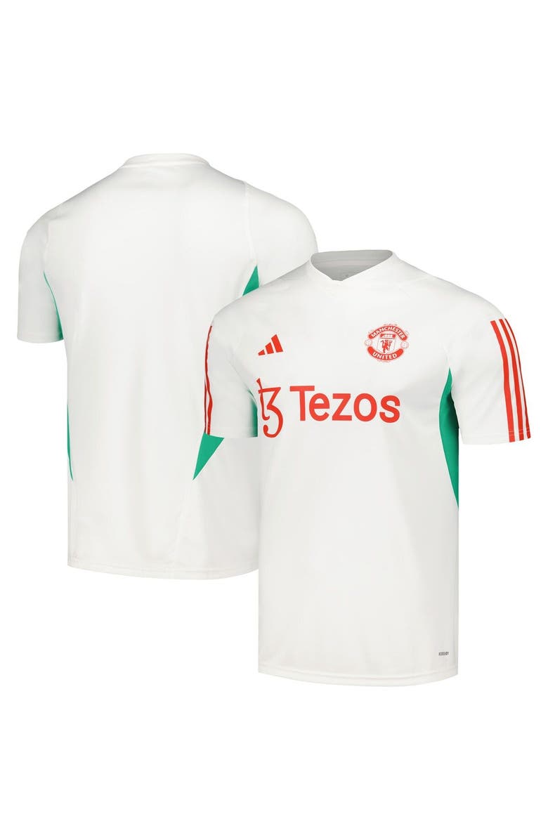 adidas Men's adidas White Manchester United 2023/24 Training Jersey, Main, color, White